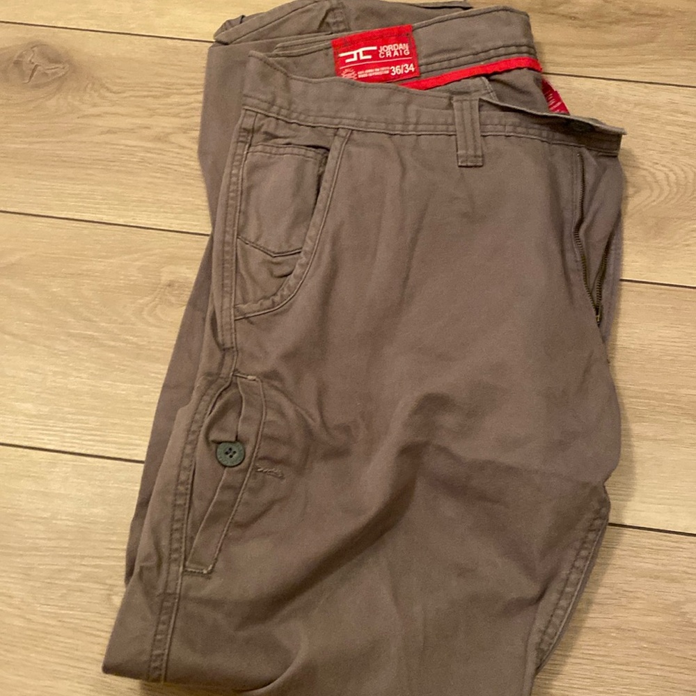 Mens 36/34 jordan craig grey jeans